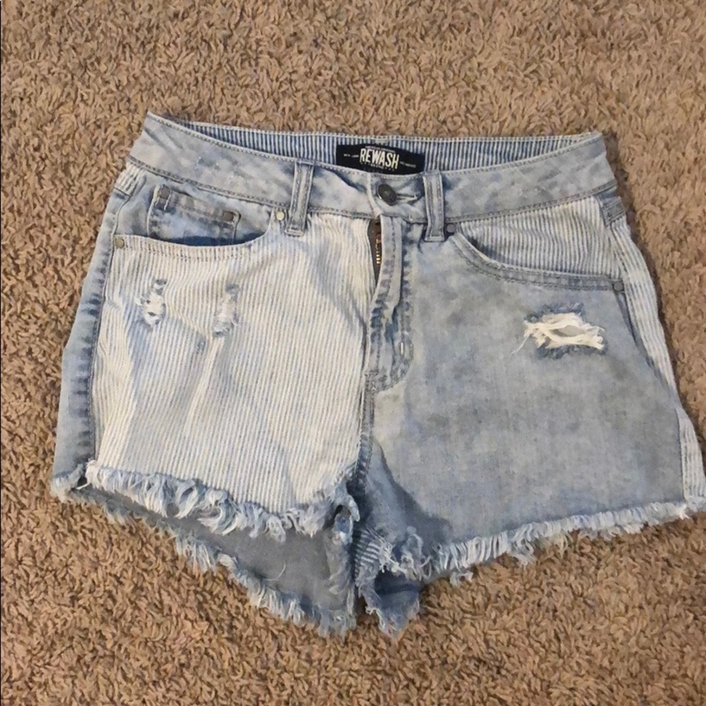 Rewash Two Tone Denim Jeans